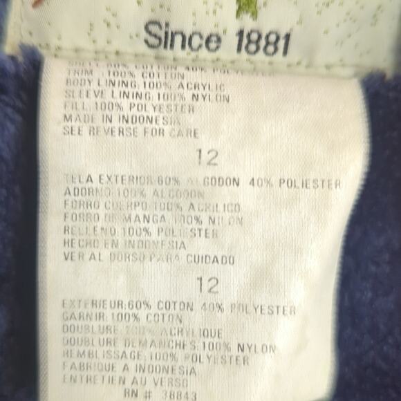 Vintage Rothschild Madeline Pea Coat Pleated laid Faux Fur Lining Girls … - Picture 9 of 15